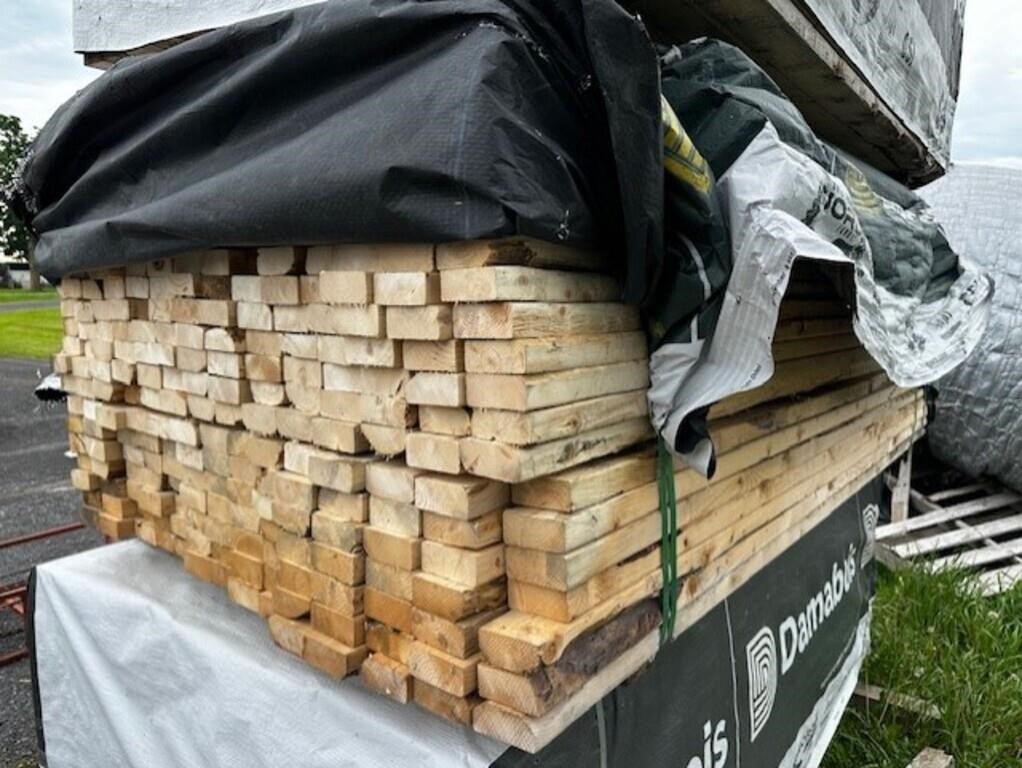 294pcs Spruce 2" x 4" x 96"