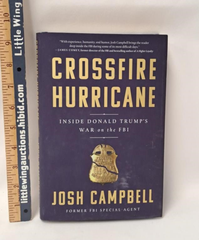 CROSSFIRE HURRICANE-TRUMP & FBI HC Book