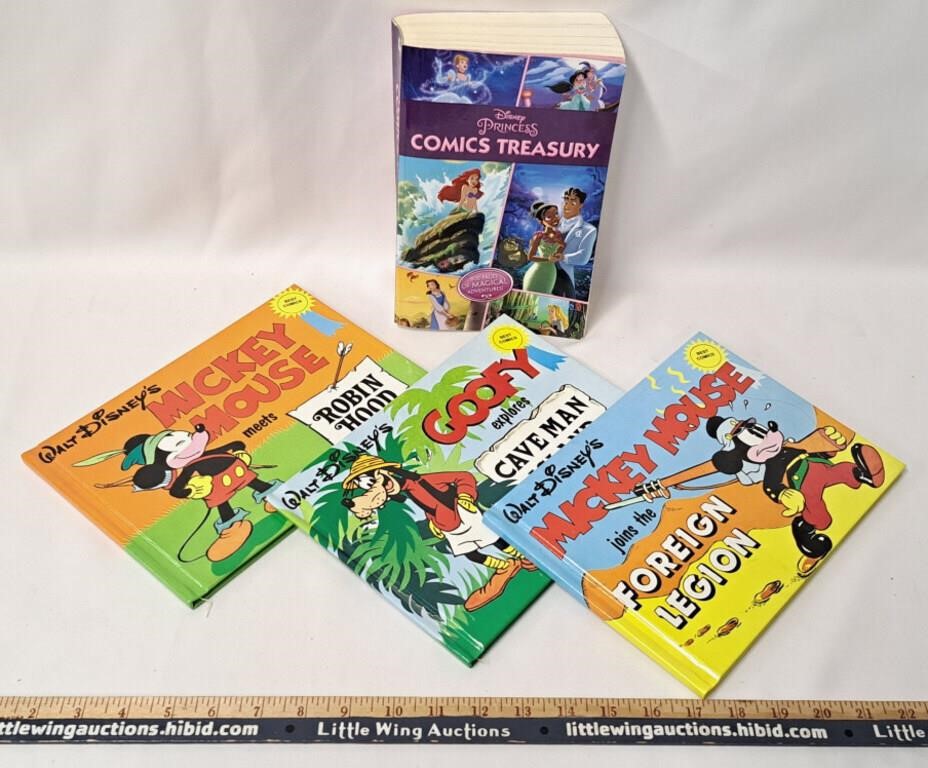 DISNEY Books Lot-HC Mickey Books Like New