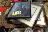 PILE OF PICTURES  FRAMES