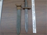 AFH U S 1942 military knife with sheath