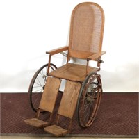 Erie, Pa., "Arrow", Caned Seat Wheelchair