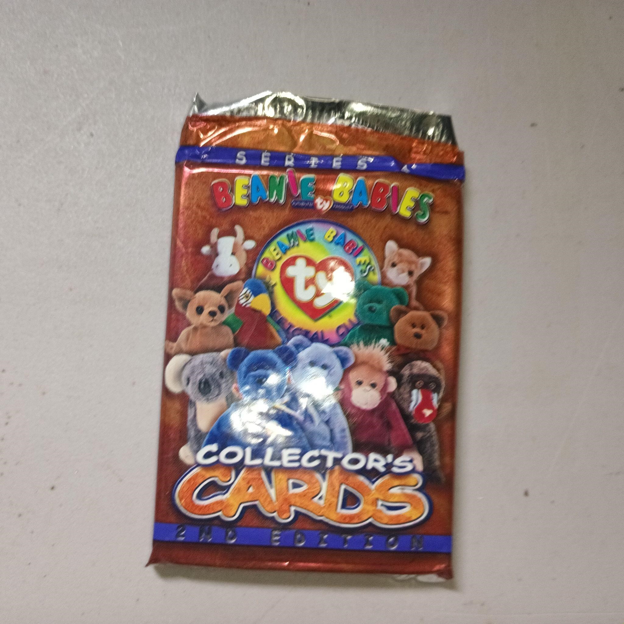Beanie babies trading card unsealed pack