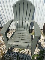 Plastic Adirondack chair