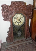 1800s E. Ingraham Co. Gingerbread Clock