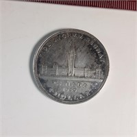 1939 Canada silver dollar