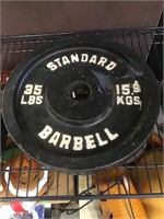 Standard Barbell 35lb Dumbbell Weight
