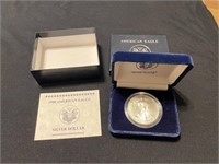 1998 American Eagle Silver Dollar in OGP