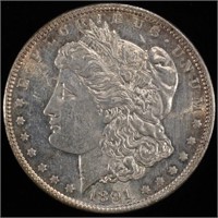 1891-CC MORGAN DOLLAR BU CLEANED