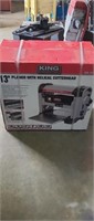 King 13" Planer with Helical Cutter. New in