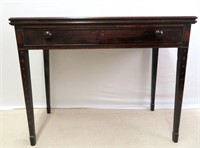 Sheraton style one drawer gateleg table, 36 3/4" w