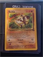 1999 Original OLD Mankey Pokemon CARD
