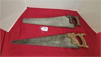 keen kutter hand saw with 1 other saw