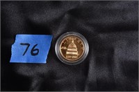 1789-1989 bicentennial $5 Gold coin