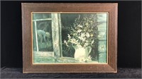 Vintage Carolyn Blish Print "Just Picked"