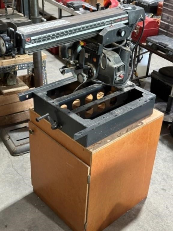 SEARS CRAFTSMAN 10" RADIAL SAW (WORKS)