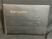 Large Vintage Post Cards Album