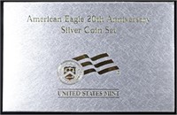 2006 AMERICAN SILV EAGLE 20TH ANNIV 3-COIN SET OGP