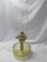 Vintage Glass Oil Lamp / Hurricane Lamp