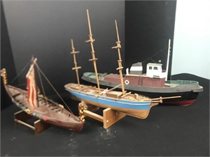 Three ship models the longest which is the