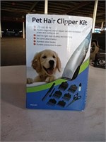 Pet hair clipper kit