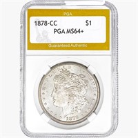 1878-CC Morgan Silver Dollar PGA MS64+