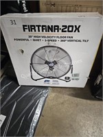 20” floor fan