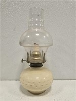 Hobnail Glass oil lamp