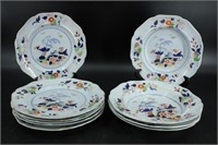 Set of 10 English Ironstone Plates