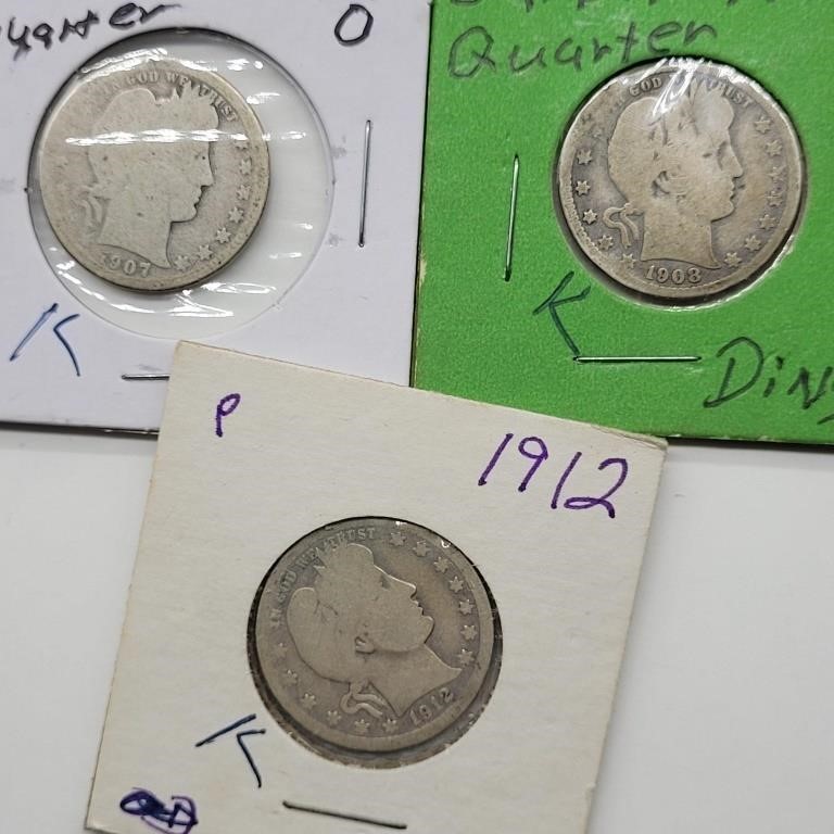 1907 O, 1908 D & 1912 BARBER QUARTERS