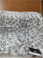 Indian 100 percent Raj Cotton Peace Sign Cloth.