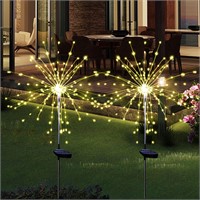 Solar Garden Firework Lights Outdoor Waterproof 2