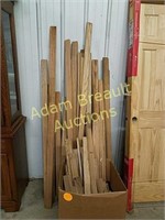 Assorted solid oak flooring