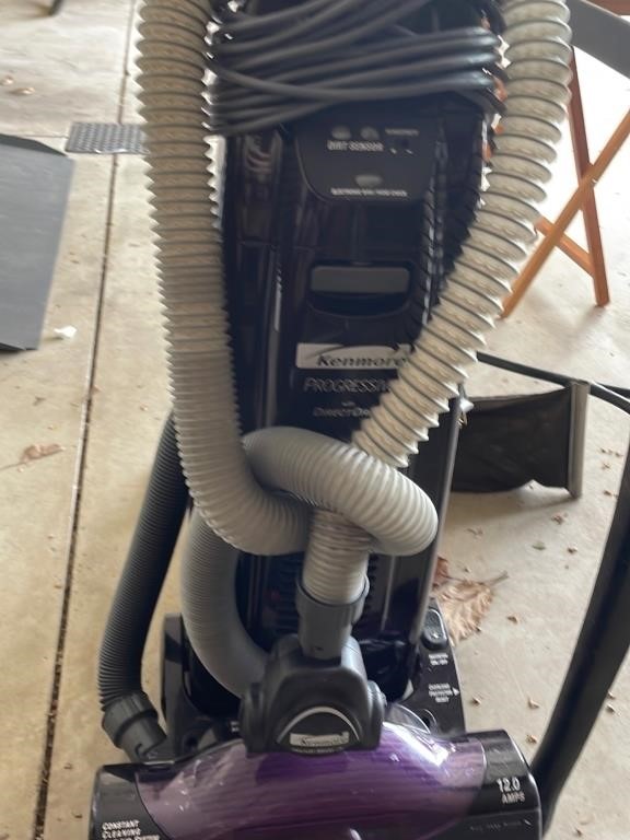 Kenmore & vintage Eureka handheld vacuums. Garage