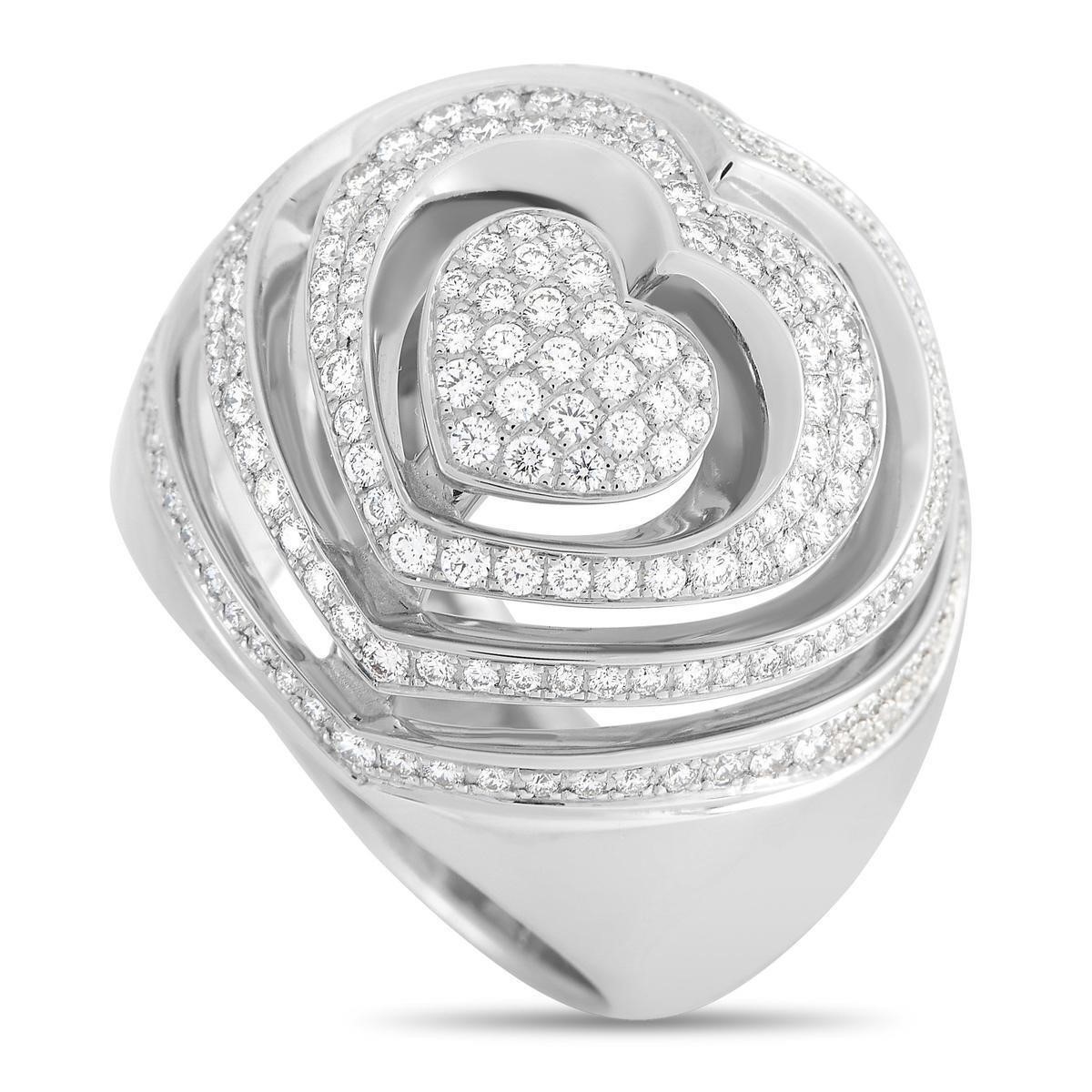 Chopard 18K White Gold 1.17ct Diamond Ring
