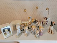 Figurines including precious moment, angels and