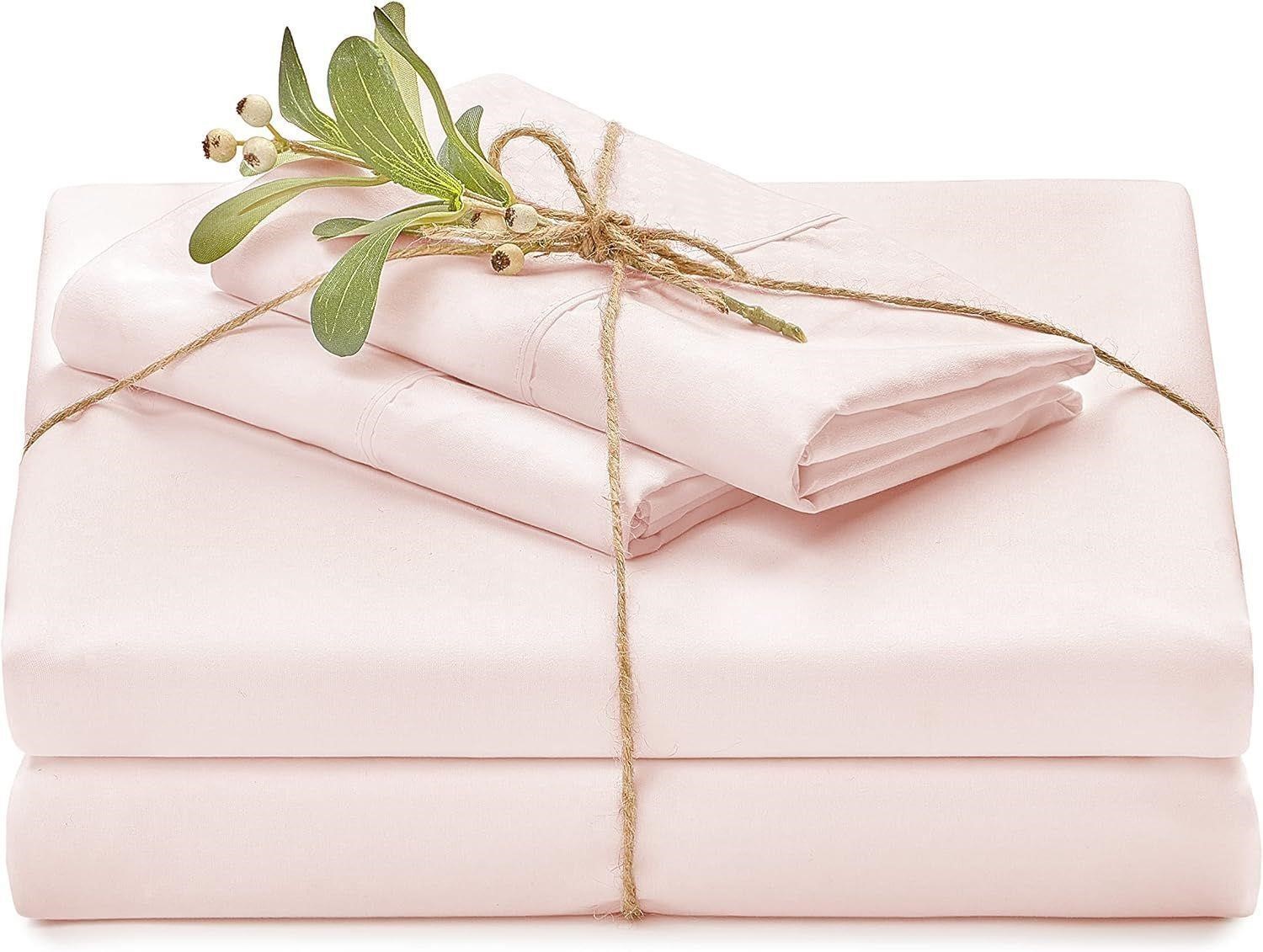 KING Size 4pc Soft Embossed Bed Sheet Set