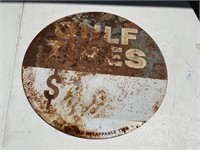 GULF TIRES SIGN