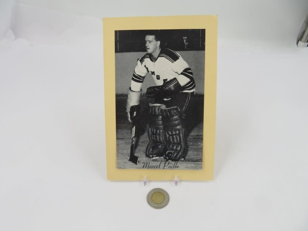 Marcel Paille , 1944/64 BEEHIVE Photo Hockey