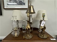 Group of 5 Table Lamps