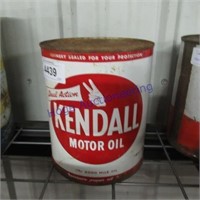 Kendall motor oil gal can