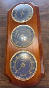 Vintage sunbeam barometer made in usa