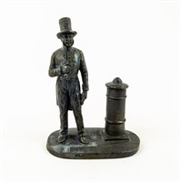 Man With Top Hat Matchstick Holder