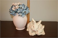 Bunnys and Vase