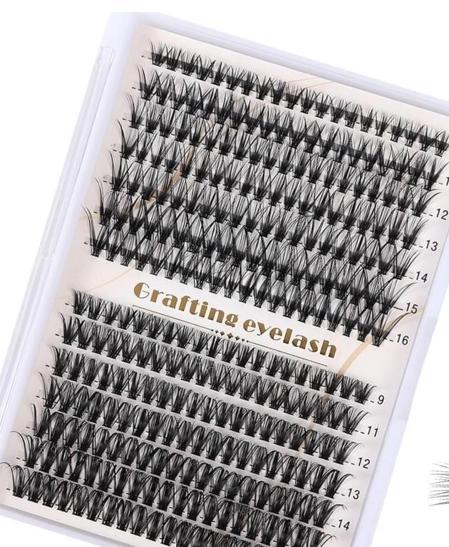 New, 2 packs, Mosghuiy 280PCS Lash Clusters DIY