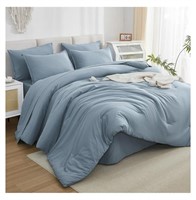 Queen Size Comforter Only, Dusty Blue

*appears