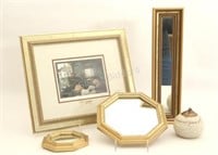 Signed Walter Campbell "Old Reliable", Mirrors