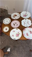10 vintage decorative plates