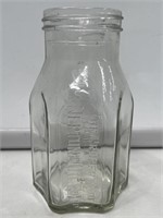 Superb Original Embossed Neptune Pint Oil Bottle