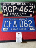 MICHIGAN Plates